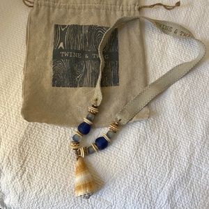 Twine and Twig Shell Necklace